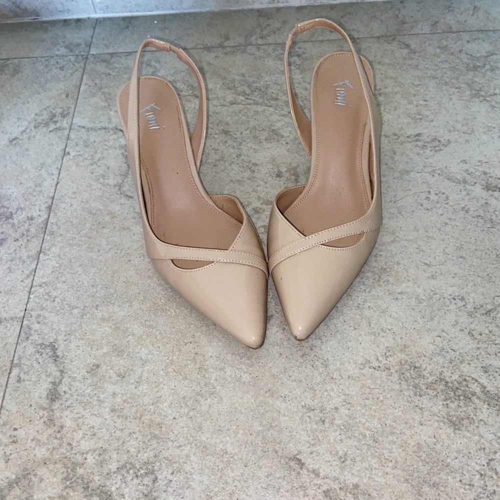 Nude 1.5 in heels